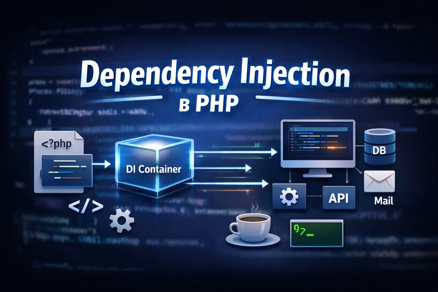 Dependency Injection в PHP на практике: простое объяснение с примерами